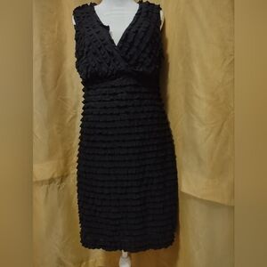 NWOT (never worn) Ronni Nicole ruffle LBD black dress